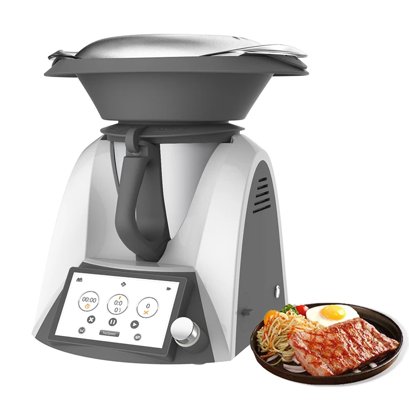 Multifunctional Kitchen Robot Chopper Smart Food Processors Thermomixer China for Sale with Meat Grinder and Wifi