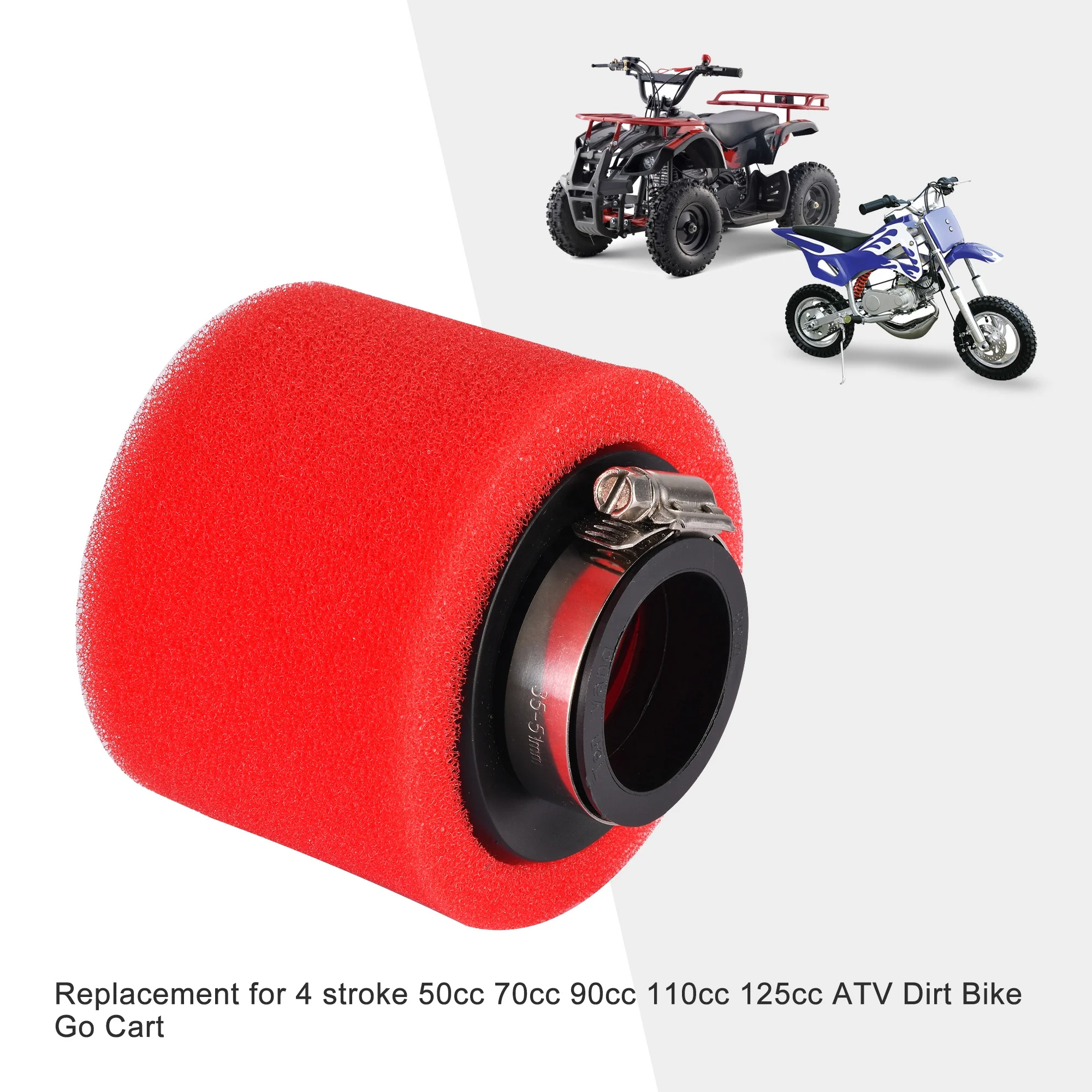GOOFIT 39mm Reiniger Luftfilter Ersatz für XR50 CRF50 XR CRF 50 4-Takt 50cc 70cc 90cc 110cc