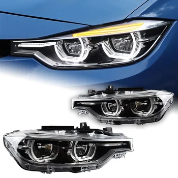 ForBmw F30 headlight 2013-2015 F35 light-emitting diode headlight 320i 318i 325i DRL eyes auto parts car styling headlight