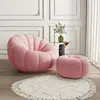 Pink lamb velvet pedal-rotatable