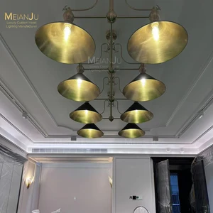 Best Sale Chinese Style Glass Chandelier Lamp High Intensity Lighting Fixture for Home Office Billiard Table Oval Inspired Hotel