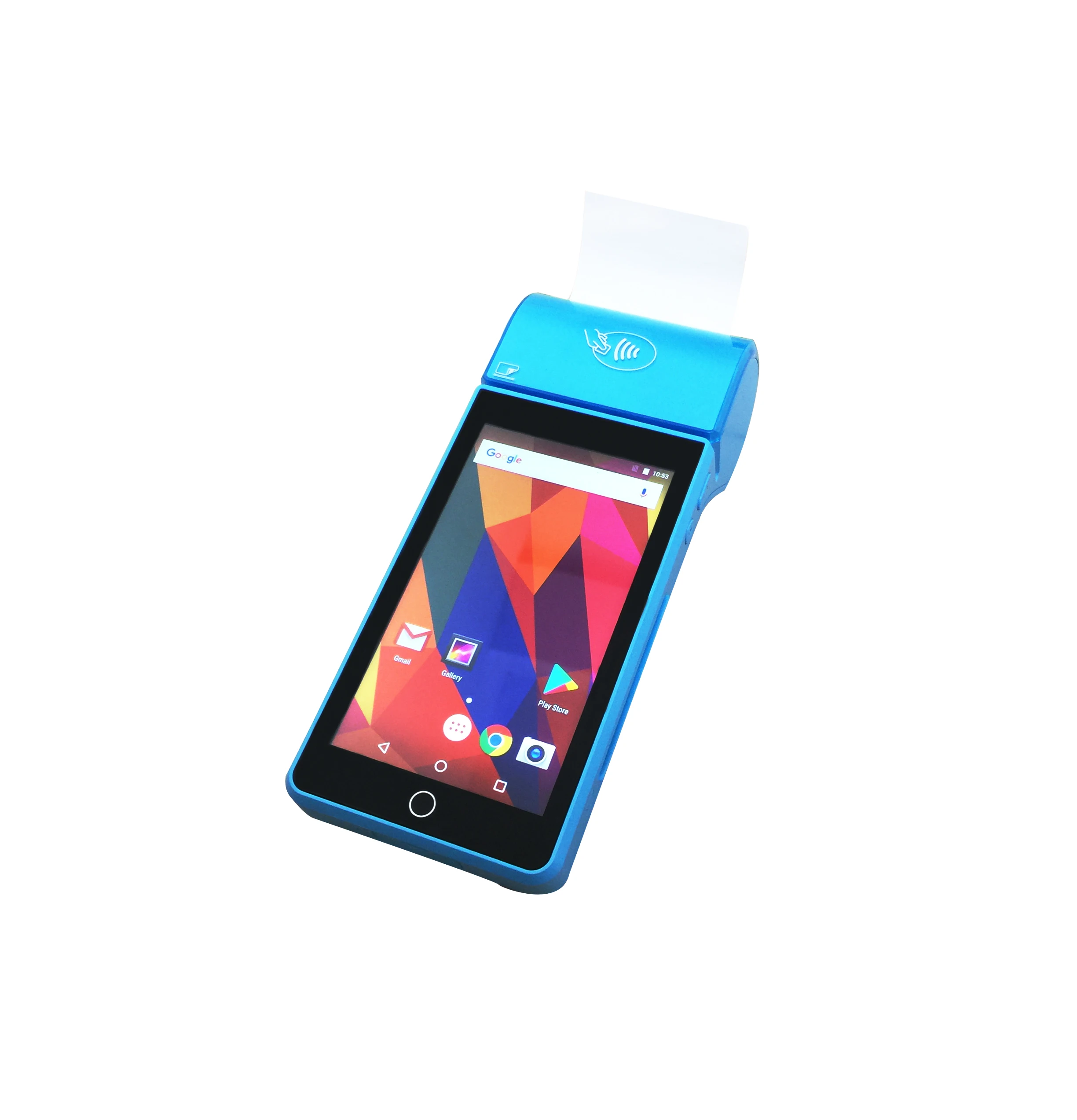 Android System Mobile Pos Payment Machine Portable Touch Screen Smart Pos Device with QR Barcode Scanner
