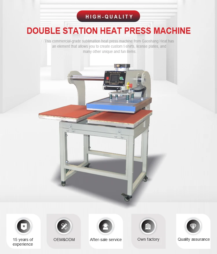 Semi-automatic 38x38 40x50 40*60 T Shirt Pneumatic Heat Press Machine with Heat Transfer Embossing Plate details