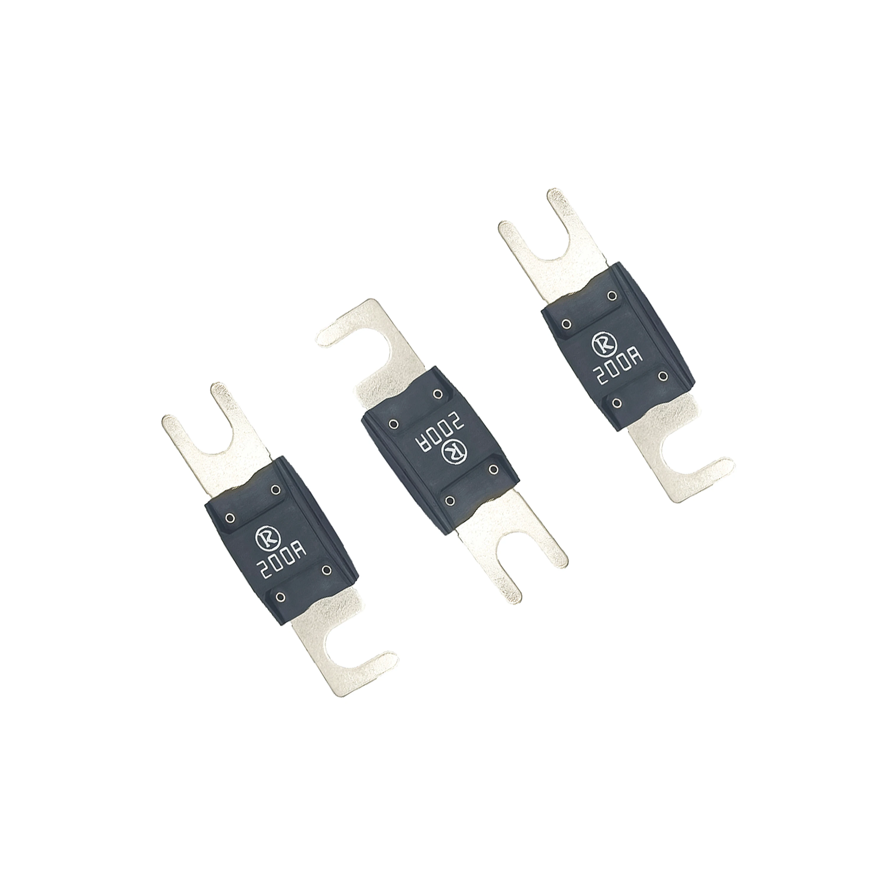 80VDC Automotive Bolt Type Fuse, Wide Voltage Wind Turbine Generator Fuse, Plastic Shell Bracket 30-500A