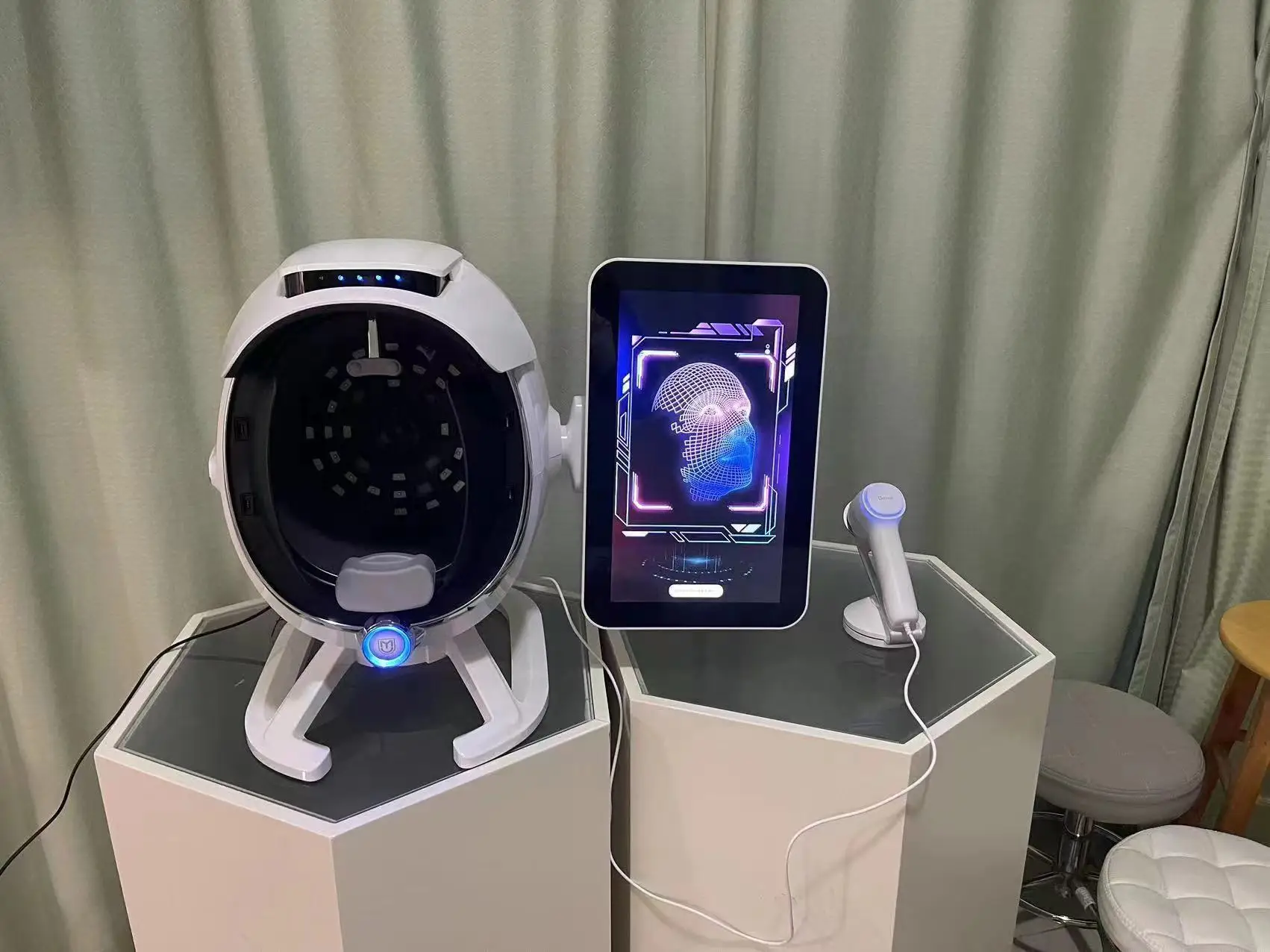 Skinning Machine Pixel Skin Analysis Machine Ai Skin Analysis Machine Facial Skin Analyzer 36 ...