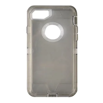 Heavy duty custom transparent case armor for iphone 6 plus