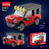 9140-9 Jeep Wrangler de cuatro secciones con retroceso - 76 piezas
