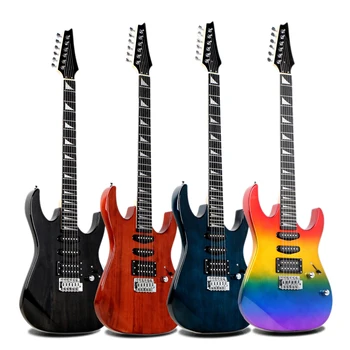 エレキ ギター　エレキギター　リペイント　オリジナル　カラフル　レインボー　虹 エレキ ギターエレキギターリペイントオリジナルカラフル