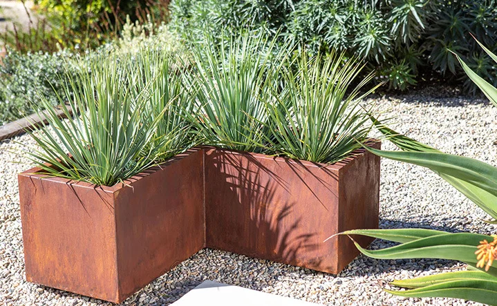 Corten Steel Planter Boxes