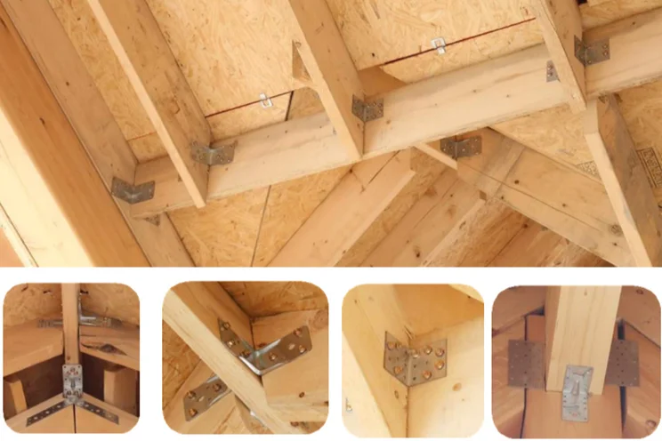 L Угловые соединительные кронштейны гальванизированные стальные угловые для дерева