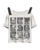 T-shirts-2กราฟิกสีขาวที่กำหนดเอง