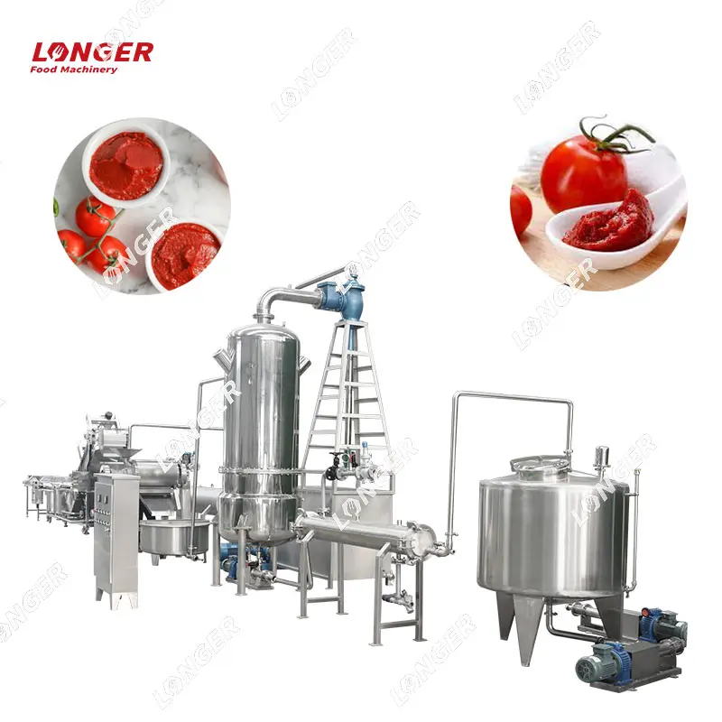Automatic Tomato Sauce Blending Processing Production Machine Concentration Tomato Ketchup Making Equipment
