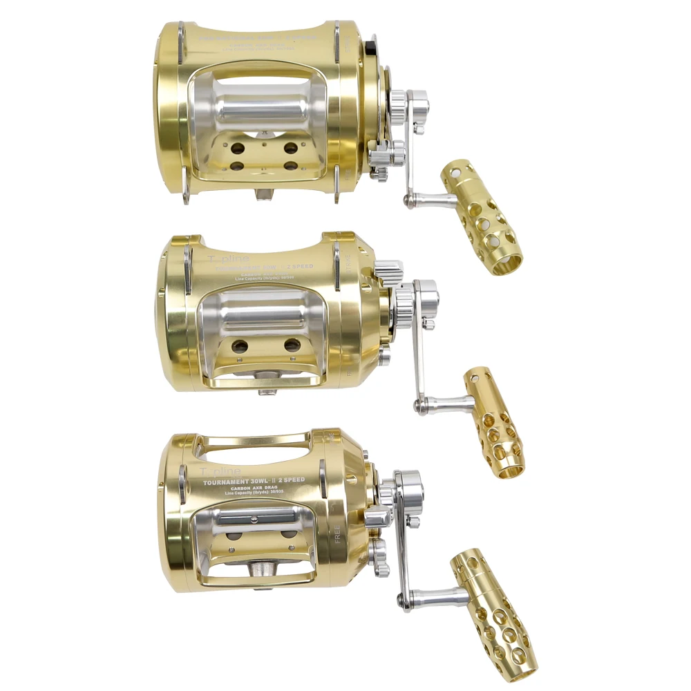 【週末限定価格です】トローリング　フィッシングリール　ゴールド 週末限定価格です】トローリング フィッシングリール ゴールド