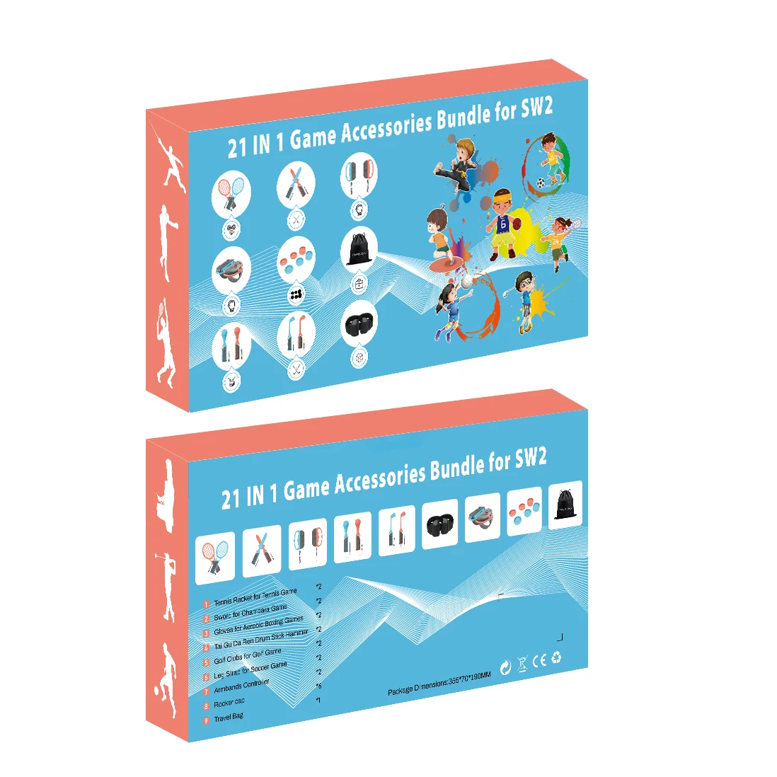 Aomiou 21 in Game Accessories Bundle for Nintendo Switch