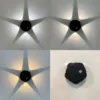 Black five headed cat eyes - tricolor