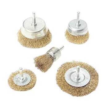 Factory Price Industrial Grade Brass Wire Cleaning Brush for Polishing Grinding
