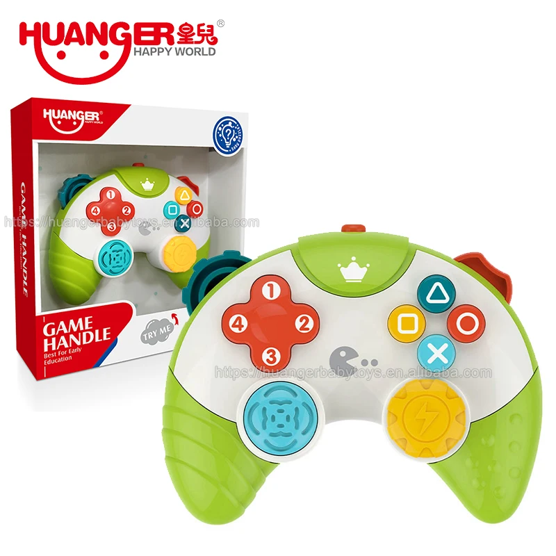Huanger bébé musique télécommande simuler manette jouets activité précoce  manette jouets bébé jeu contrôleur jouet