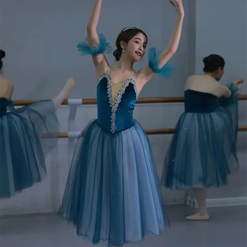 knee length dresses for ladies Photoshoot Flying Skirt / Double Circle Skirt / Ballet Pull On Maxi Sk main image 0