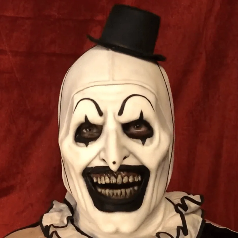 Maschera In Lattice Da Clown Joker Per Rapina In Banca, Costume Di