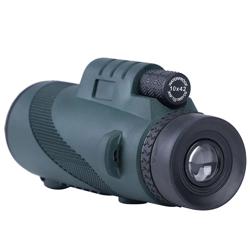 80x100 Monocular HD Zoom Monocular with Smartphone Hold Tripod Night Vision Pocket Telescope