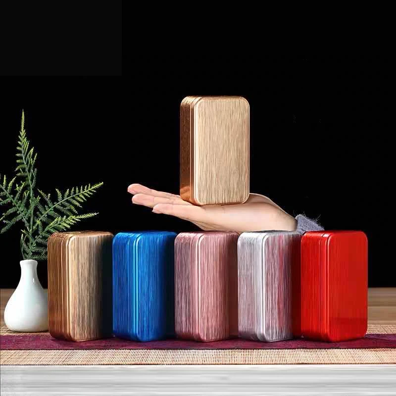 Матовая черная круглая алюминиевая жестяная банка в форме звезды