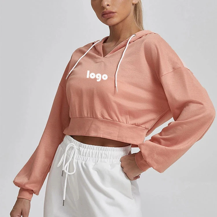 cropped drawstring jumper