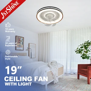 1stshine LED Ceiling Fan 6 Speeds 360 Degree Rotation Hidden Blades Ceiling Fan with Light