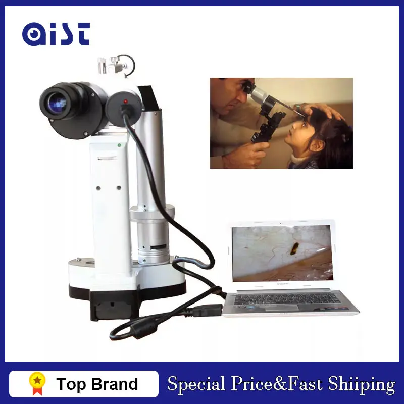 Bi New 2 Step Haag Kampf Type Lampada a Fessura Microscopio Bi New 2 Step Haag Kampf Type Lampada a Fessura Microscopio