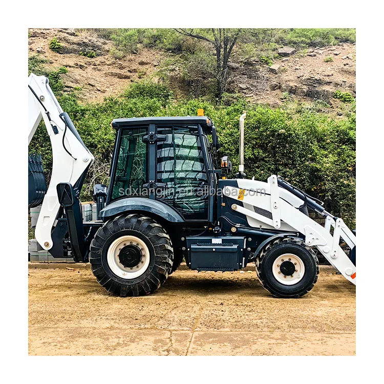 Backhoe Loader 4WD Large Capacity Bucket Front Digging Rear Shovel Loading Excavator For Sale