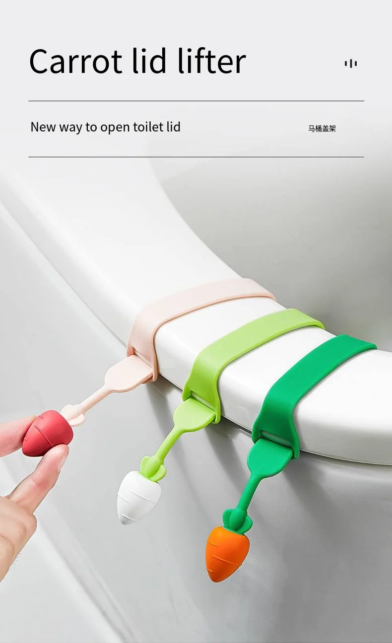 Toilet lid lifter Creative cute toilet seat anti-dirty handle toilet lid lifter factory