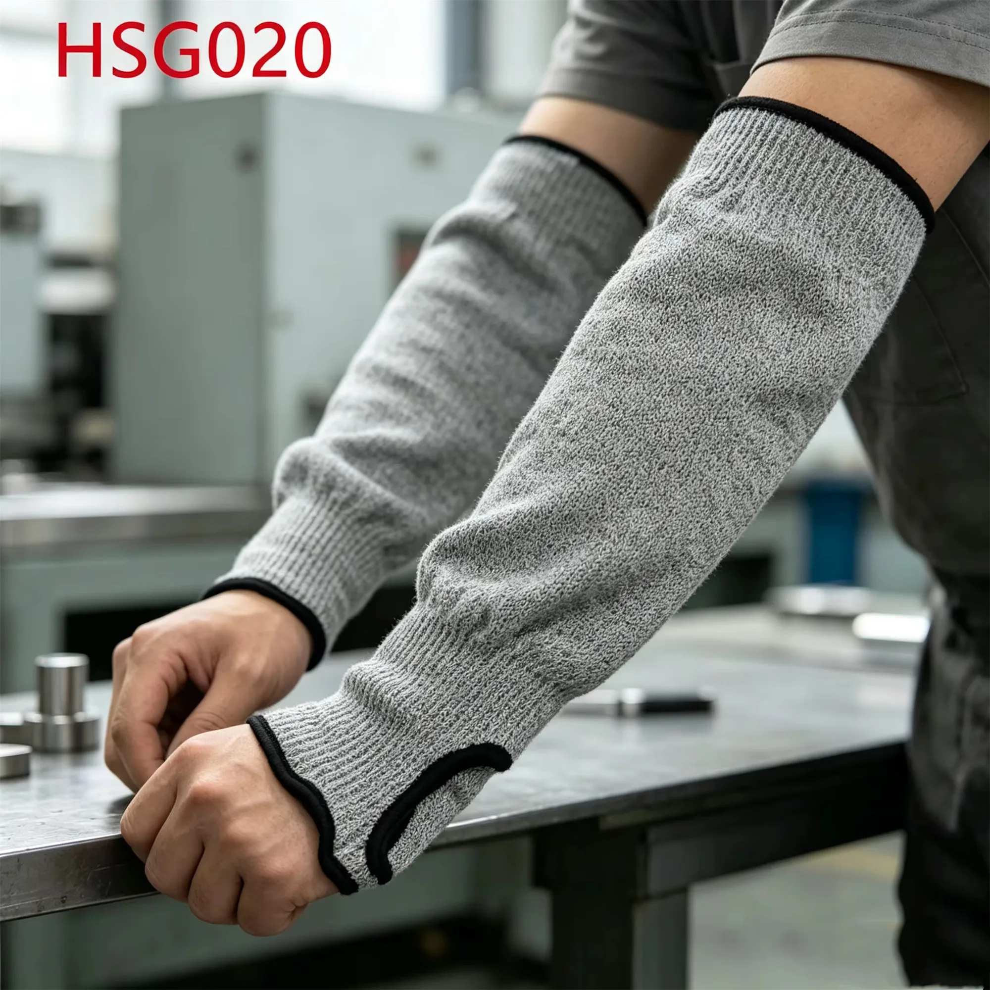 ZYF, Mangas de seguridad resistentes al corte, nivel 5 de fabricación metálica, para trabajos de demolición, previenen suciedad y escombros; guantes de trabajo Hua Singh HSG020
