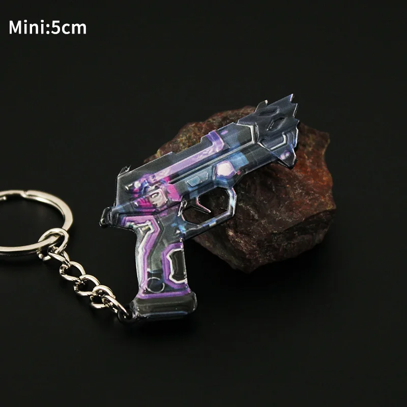 5cm Valorant Mini Toy Gun Model Metal Pistol Exquisite Collection Boys Computer Game Reaver Vandel Valorant
