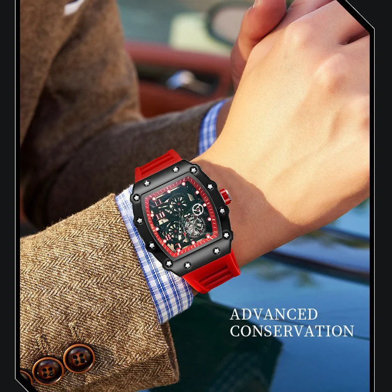Luxury Men's Waterproof Quartz Watch - High Quality