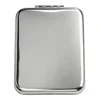 Silver Rectangle Metal Compact Mirror