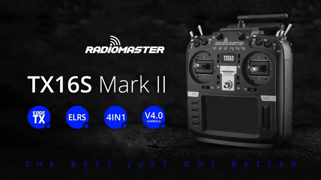 RadioMaster TX16s MKII Remote Control ExpressLRS/Multi-protocol 4in1 16CH 2.4GHz Radio Controller for FPV Racing Drone H3024c37146384f48b747ef7dada337e97