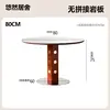 0.8-meter single dining table (pure white slab tabletop)