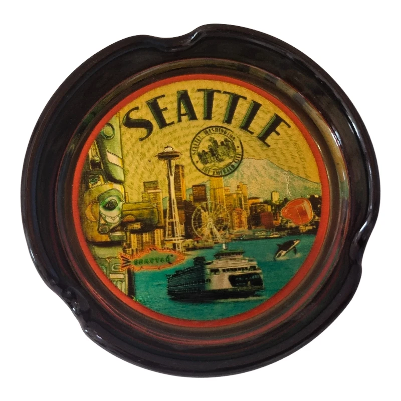 Изготовленный на заказ логотип ручной работы роскошный фарфор Rome Венеция пепельницы персонализированные черная Новая Зеландия Флорида керамическая Сигара Пепельница