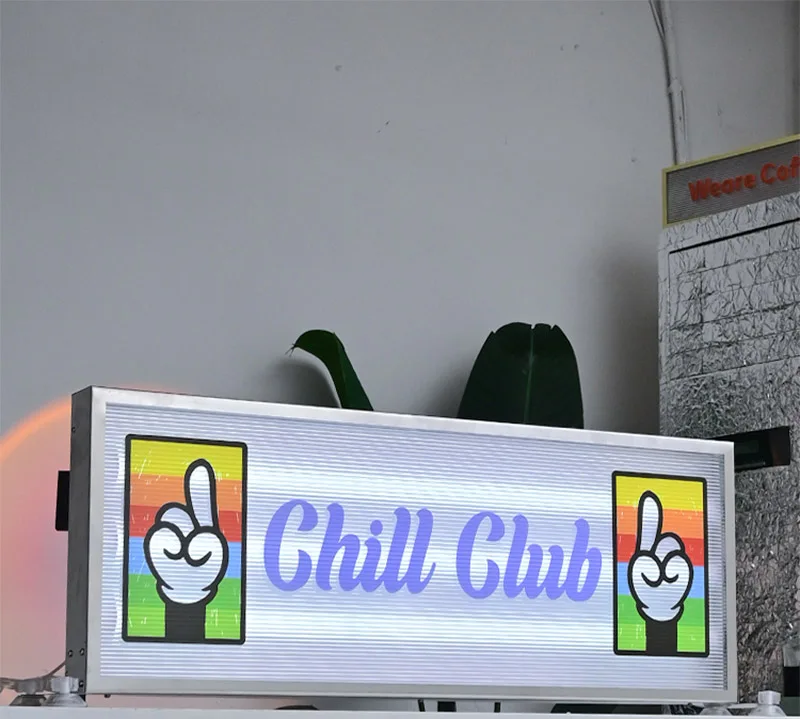 Corrugated Acrylic Light Box Highgrade Signboard Design To Attract