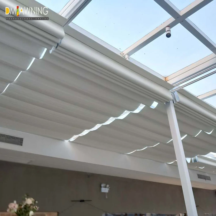 China Factory Customized Colour HDPE Outdoor Garden Wave Shade Sail Awning