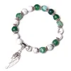 Howlite-Green agate