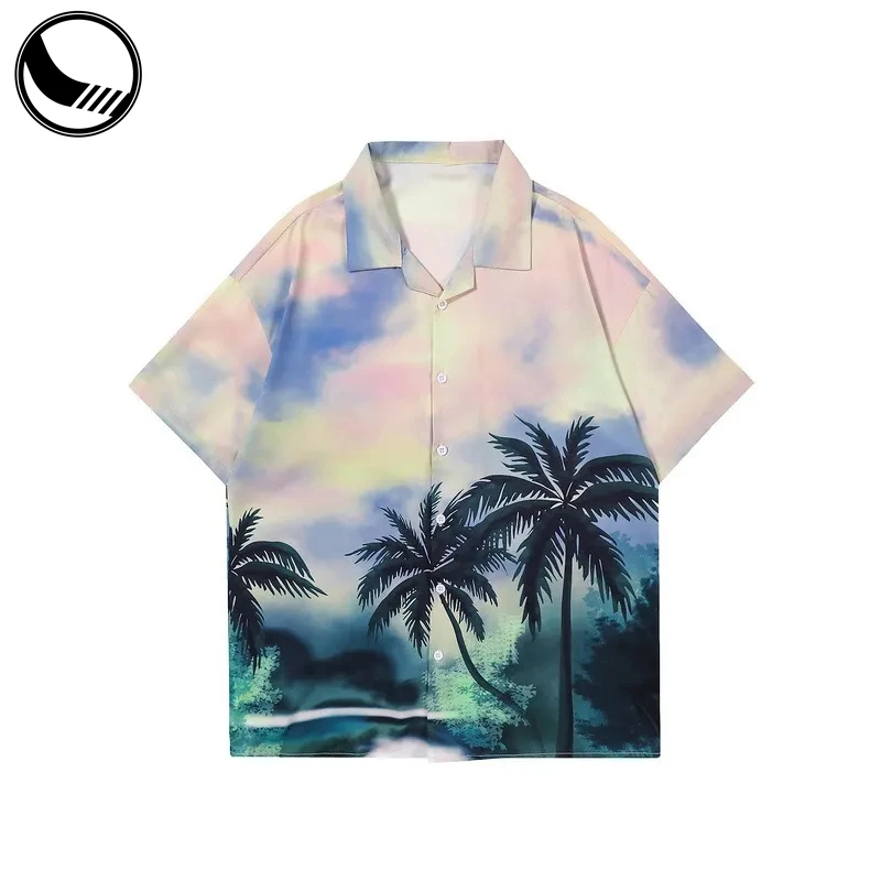 Hawaiian Polo Shirt Party Custom Printed Button up Men Custom Hawaiian Shirt details