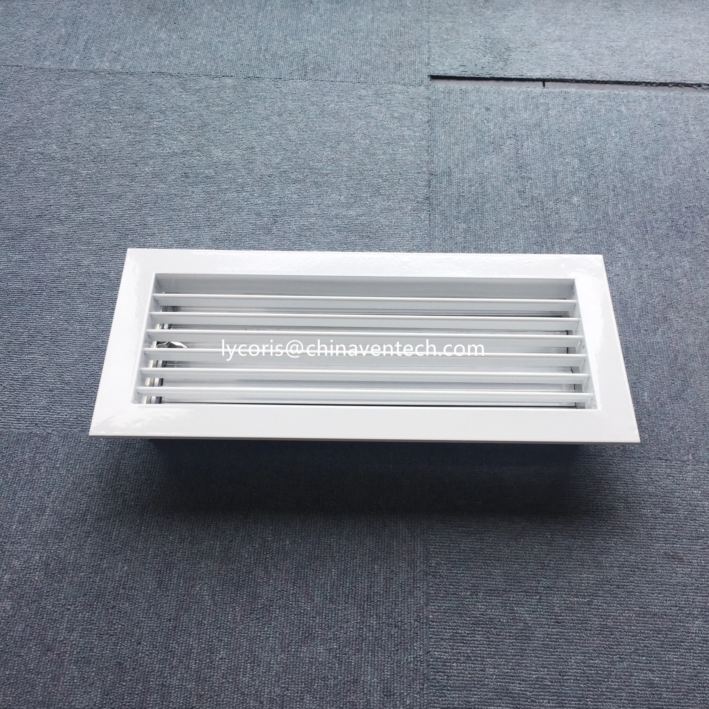 Ventech China air grille manufacturer sidewall return grille single deflection air grille