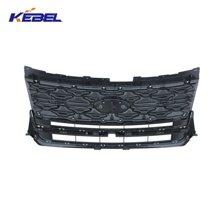 product kebel auto body kit car front grill oem jb53 8200 aaw chromed car grills for ford explorer 2016 2017 2018-7