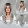 Gray-white gradient-63cm 24 inch