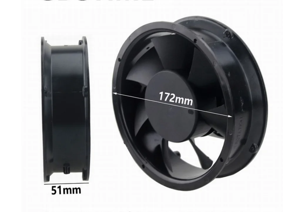 Durable/Large air volume /High speed/Mute/Long life/High quality AQD17251 17CM  172x150x51 DC Brushless Axial flow Fan