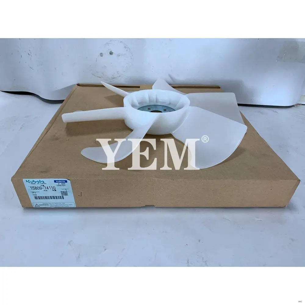Hot Sale Fan Blade 15809-74110 For Kubota D1503 Agricultural Spare Parts