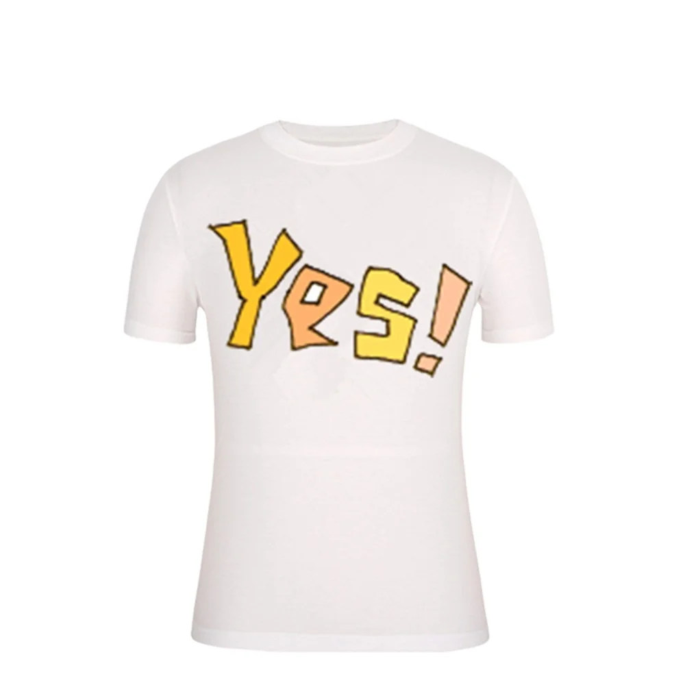 Round Neck T Shirt Cotton Print 