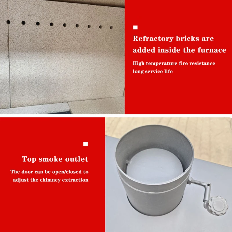 European Standard Secondary Combustion Technology Stoves Wood Burning