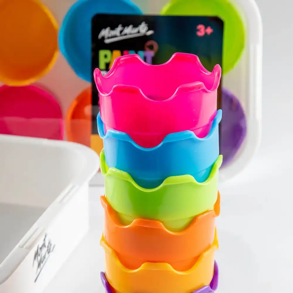 Mont Marte Paint Palette Cups 6pc Plastic Cups Buy Paint Palette Cups