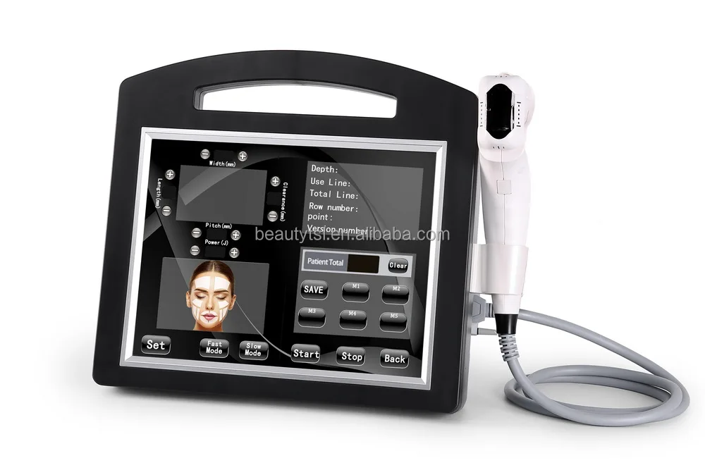 Portable 4D HI FU device face lifting facial himfu 4d ultramage 12 lines for anti aging wrinkle remover machine